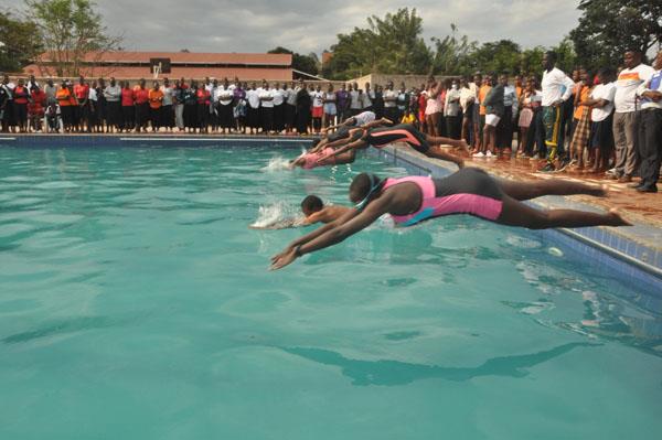 swimming